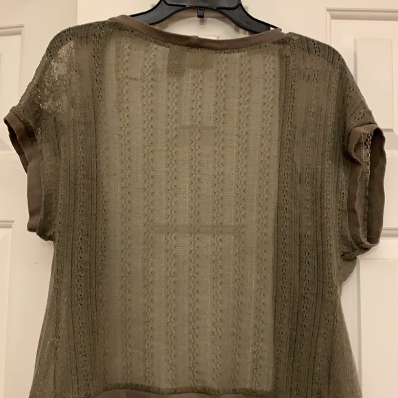 😍 Daytrip Semi see through gorgeous short sleeve cardigan with buttons M - Picture 12 of 12